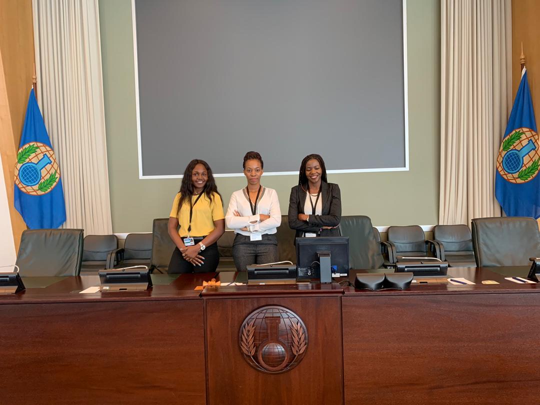 Colleagues at OPCW conference room